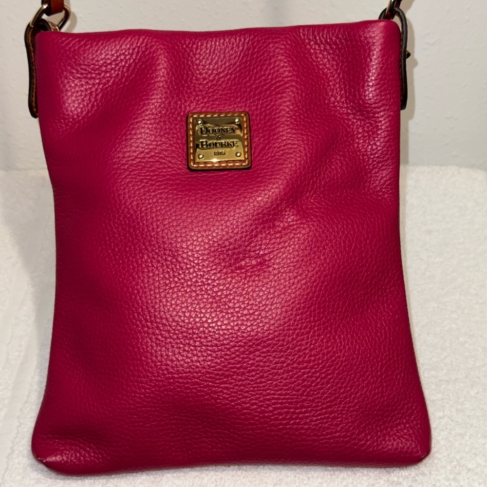 Dooney & Bourke Pink Leather Crossbody Bag